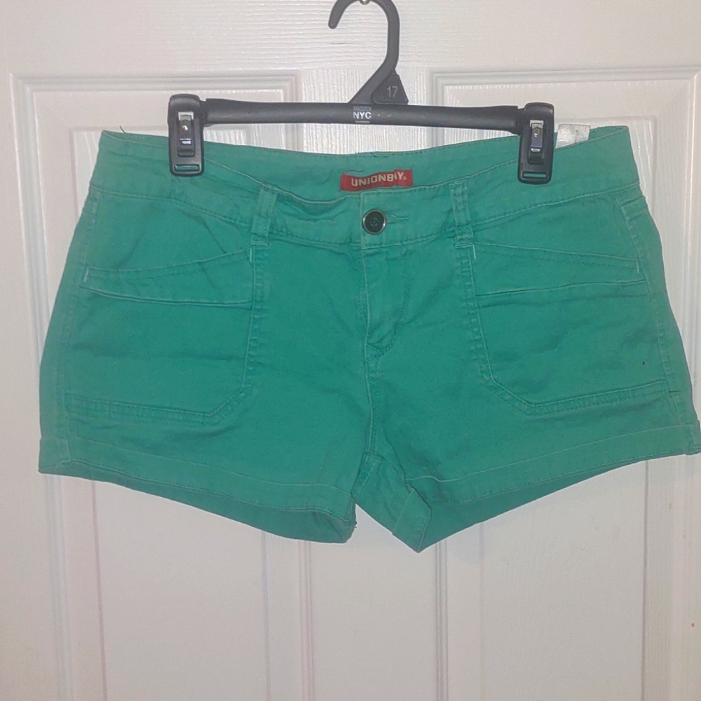 Women's juniors size 13 teal shorts